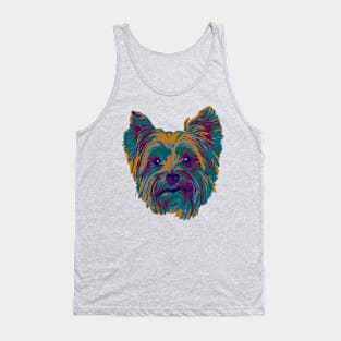 Colorful Terrier Painting Tank Top